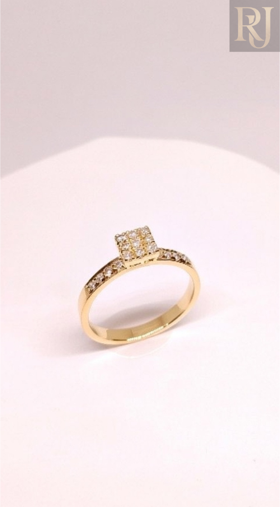 Diamond Cluster Ring