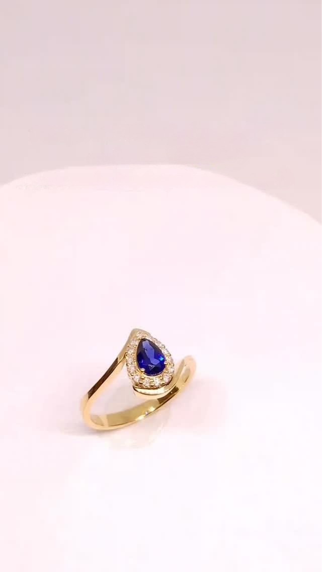 Gold Rings on Fabric